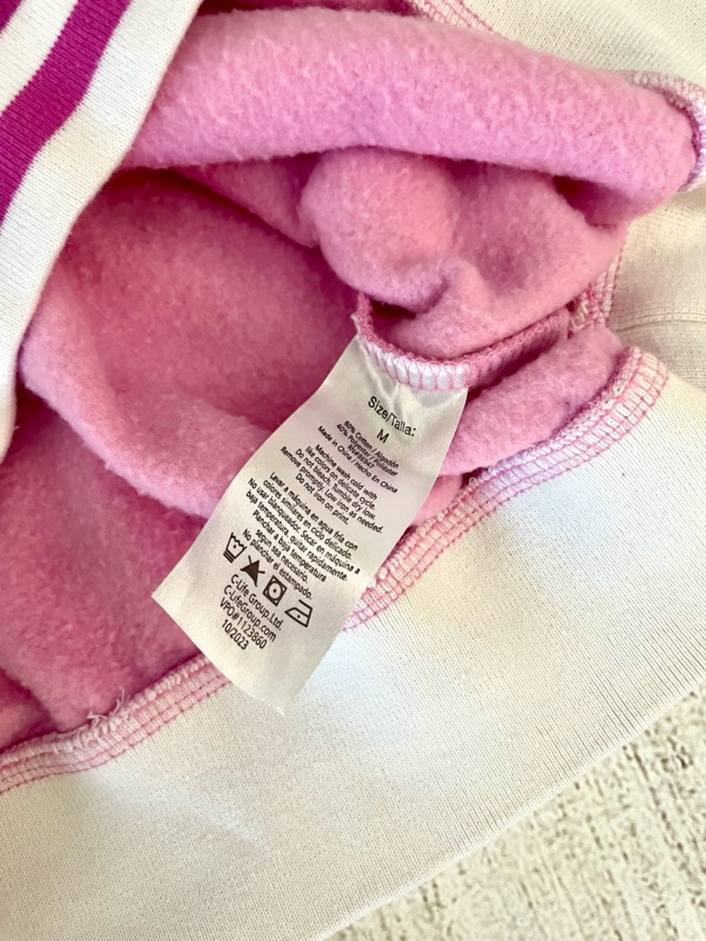 BARBIE Pink Women’s Sweatshirt and Joggers Pants Set 💖🌸💝😎 Size Medium - Picture 7 of 15